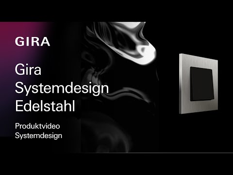 Gira Systemdesign in Edelstahl – elegantes Understatement.