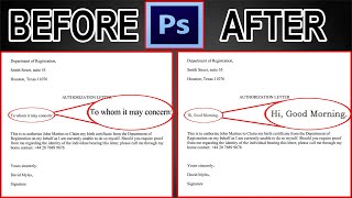 How to Change the text of the certificates | Photoshop Tutorial