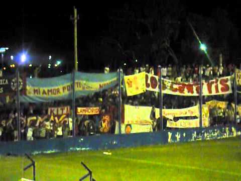 Hinchada de Huracán en Union VK