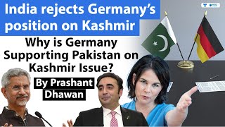 India rejects Germany’s position on Kashmir | Why is Germany helping Pakistan on Kashmir?