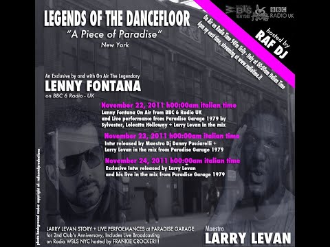 Lenny Fontana interview about A Piece of Garage hosted by Raf DJ and co-host Domenico Cannizzaro