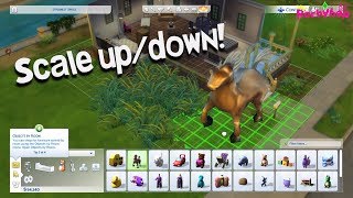 The Sims 4 on PS4: How to scale objects up/down!