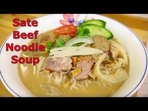 Sate Beef Noodle Soup (Hủ Tiếu Sa Tế)