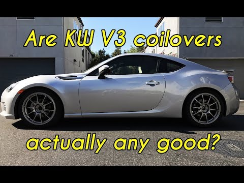 Should you install coilovers on your BRZ/FRS/86? - Stock vs KW V3 Comparison