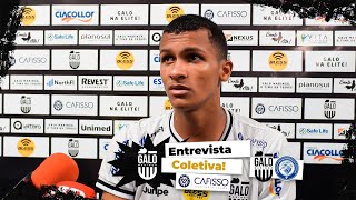 Entrevista Coletiva Cafisso - Eriky e Luis Cruz - Galo Maringá 3x0 Foz do Iguaçu