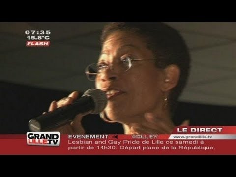 George Pau-Langevin au collège Albert Samain (Roubaix)