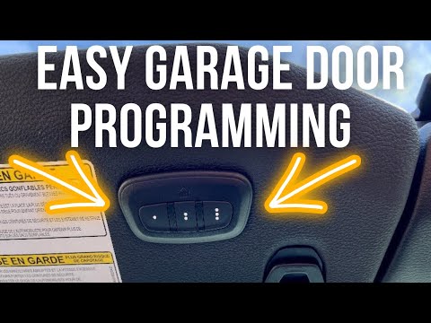 How to program your Garage Door Opener on Jeep Wrangler JL