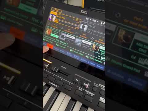 Korg PA5X Pro Arranger Quick Tip to store your favorites