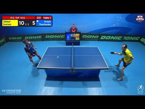 21:00 Oleksii Shelest 3 - 0 Artem Tkachenko West 5 WIN CUP 30.10.2022 | TABLE TENNIS WINCUP