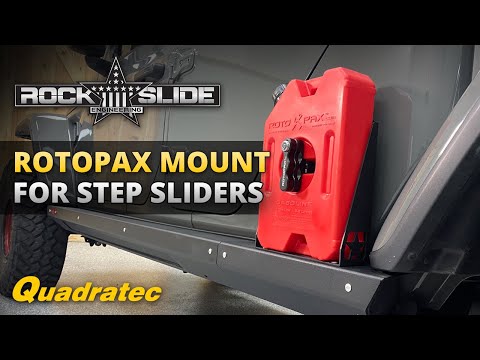 Rock Slide Engineering RotopaX Mount Install & Review for Jeep Gladiator Step Sliders