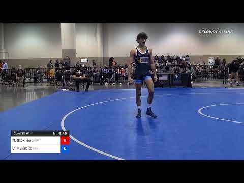 70 Kg Consolation Nate Stokhaug Unattached Vs Clayton Murabito San Francisco Wrestling Club