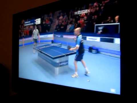 WK Pingpong 2013 Quarter Final  Martin Groenewold versus Doran 2nd game.