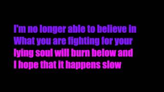 Die For You- Falling In Reverse lyric video