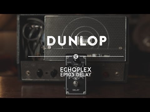 Dunlop EP103 Echoplex Delay Guitar Effects Pedal With 2 Patch Cables and 12 Picks Variety Pack image 2