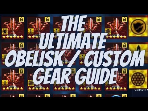 HOW TO MANAGE & EQUIP YOUR OBELISKS / CUSTOM GEARS - OVERALL GUIDE FOR PVP PVE | Marvel Future Fight