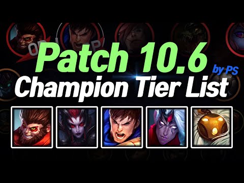 [Patch 10.6] Champion Tier List in KR