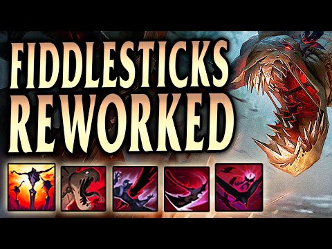 New Reworked Fiddlesticks! AOE Drain & AOE Fear! - Rework Breakdown - League of Legends Season 10