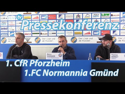 "Nicht Pech, sondern Unvermögen." | PK 1.CfR Pforzheim - 1.FC Norm. Gmünd | 18.10.2025