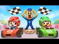 Cardboard Car Adventure Fun Story Cars For Kids Cartoon Sheriff Labrador
