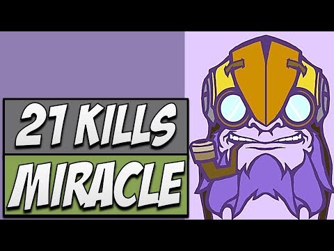 Liquid.Miracle Tinker with 21 KILLS | Dota Gameplay