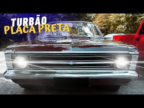 OPALA TURBO PLACA PRETA // CARROS ANTIGOS // CARROS BEM MONTADOS