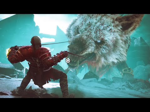 Atreus Injects Fenrir Soul In Giant Wolf Scene - God Of War Ragnarok PS5 2022