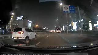 Vueroid D10-F2 FHD 2CH Dashcam ▶ Night-time driving video