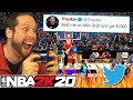 I Challenged Twitter On NBA 2K20 For 1000