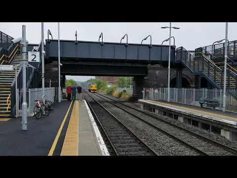 Colas Rail 37099 Merl Evans 1947- 2016, Derby Rtc to Barrow Hill, atIlkeston Station, 30th July 2018
