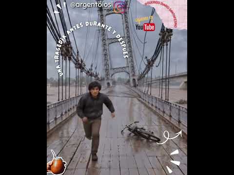 El histórico Puente Colgante "Ingeniero Marcial Candioti" de Santa Fe