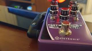 Video thumbnail for 7 Minutes of Getting to Know the Pigtronix Mothership 2 by funkebass