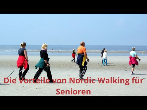 🚶‍♂️ Die Vorteile von Nordic Walking für Senioren, eine sanfte und effektive Aktivität! 💪✨