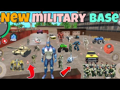 rope hero vice town new military base | update 5.7 | black spider 2.0