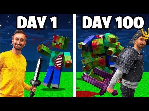 Sacred Swords in 100 Days?! Minecraft Madness!