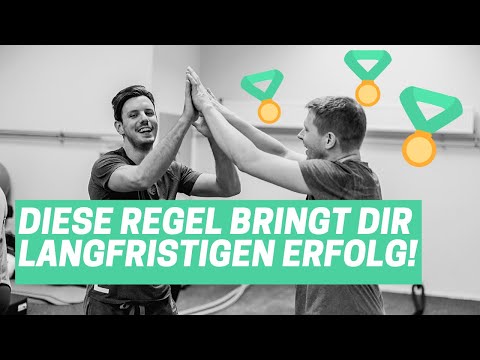 Ziele erreichen | Diese Regel bringt dir langfristigen Erfolg!