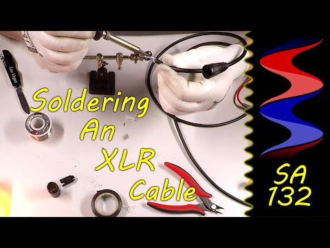 Soldering an XLR Cable in Realtime (Music Montage) - Sound Speeds
