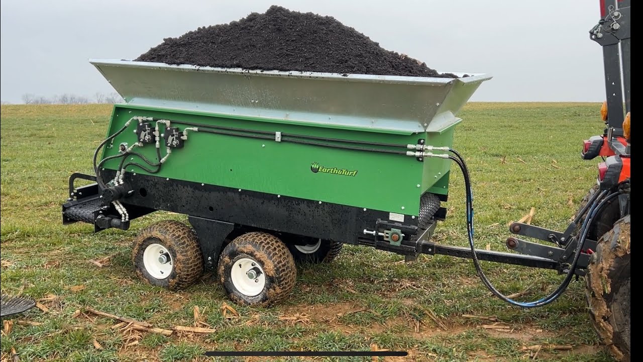 Overview and Controls: Earth & Turf 320V, Best Compact Sidedresser for Row Side Spreading
