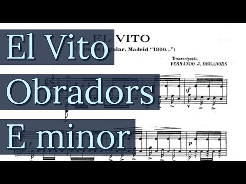 El Vito Piano Accompaniment Fernando Obradors Karaoke Canciones Clásicas Españolas