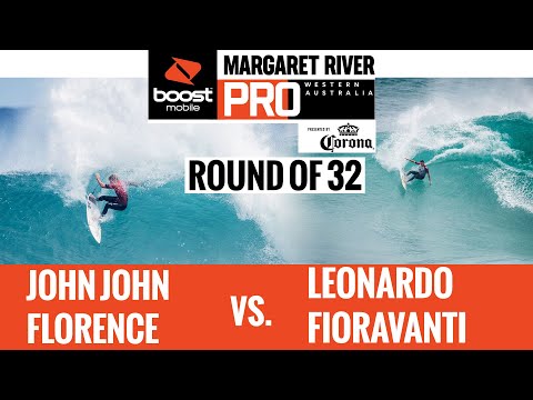 John John Florence vs Leonardo Fioravanti HEAT REPLAY Boost Mobile Margaret River Pro Round of 32