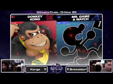 Konga (Donkey Kong) vs. Snickeldorf (Game & Watch) - Orbitar 85 - Winners Finals