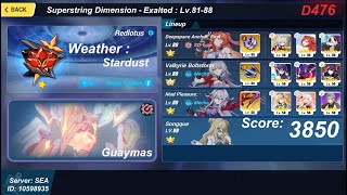 Honkai Impact 3rd exalted red lotus abyss : Meteoroid: Guaymas v2
