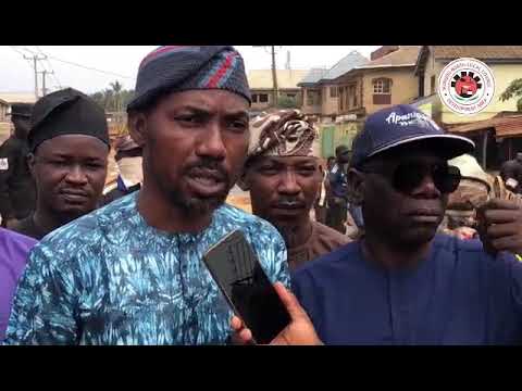 MAYOR OF IKORODU NORTH TOUR THE ONGOING ROAD PROJECTS