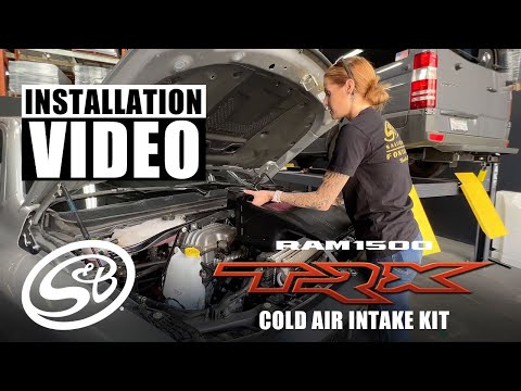 S&B Filters Cold Air Intake Installation Video for the 2021-2024 Ram 1500 TRX V8 6.2L