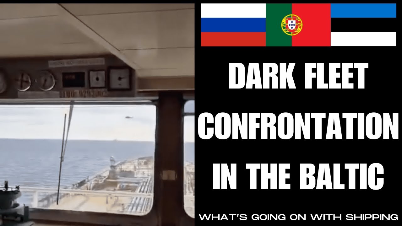 Estonia Attempts to Stop a Russian Dark Fleet Vessel Flying No-Flag | Jets Are Scrambled