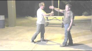 Jim lesson 23 part 4,kicks only, kicks mixed with punches and 6 points, sticks,sword & shield
