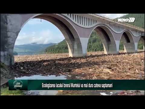 The greening of Izvorul Muntelui Lake will take a few more weeks.
