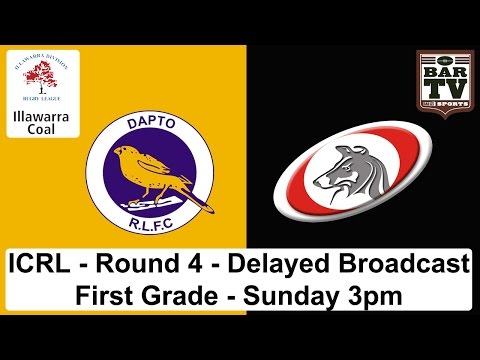 2015 ICRL - Round 4 - First Grade - Dapto v Collegians