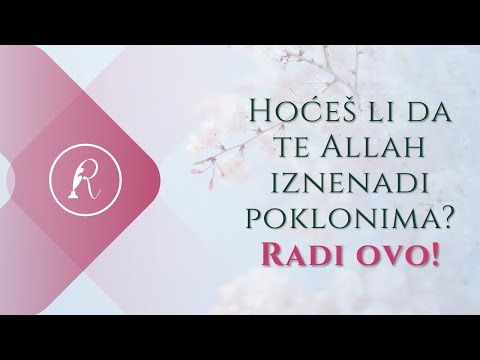 HOĆEŠ LI DA TE ALLAH IZNENADI POKLONIMA!? RADI OVO! - Jasmin Durić, prof.