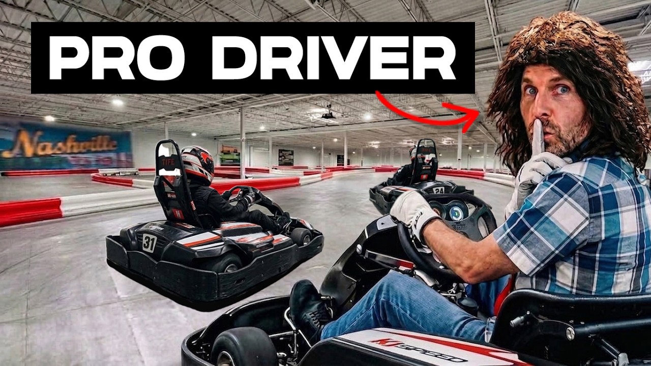 Click to watch the video “INDYCAR Driver Goes Undercover in Amateur Kart Race!”