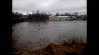preview picture of video 'Наводнение в Торжке'